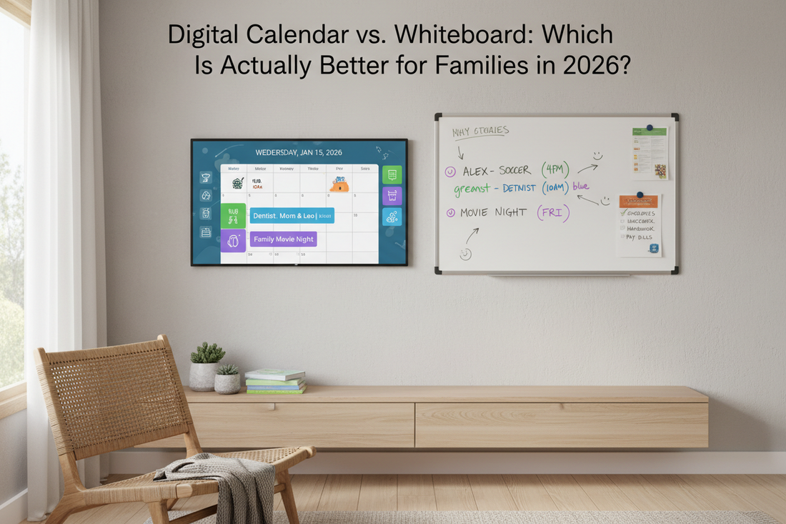 Digital Calendar vs. Whiteboard: Which Is Actually Better for Families in 2026?