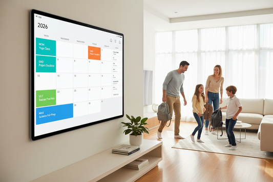 How a Smart Digital Wall Calendar Can Save Your Family's Chaotic Schedule in 2026