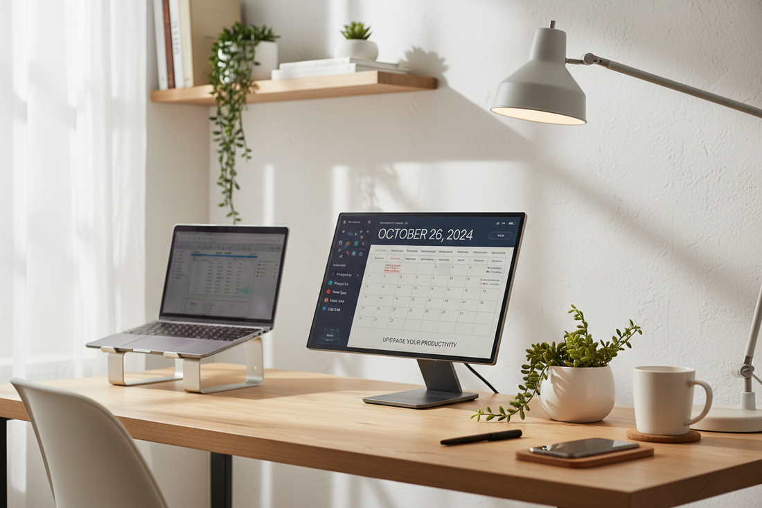 Upgrade Your Home Office: Why You Need a Dedicated Digital Desk Calendar