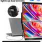 Ingnok Dual Portable Monitor,15.6inch FHD 1080P Screen with USB-C mini HDMI, Foldable Screen Design,Portable Dual Monitor Compatible with Windows/Mac, Easy Setup for Work