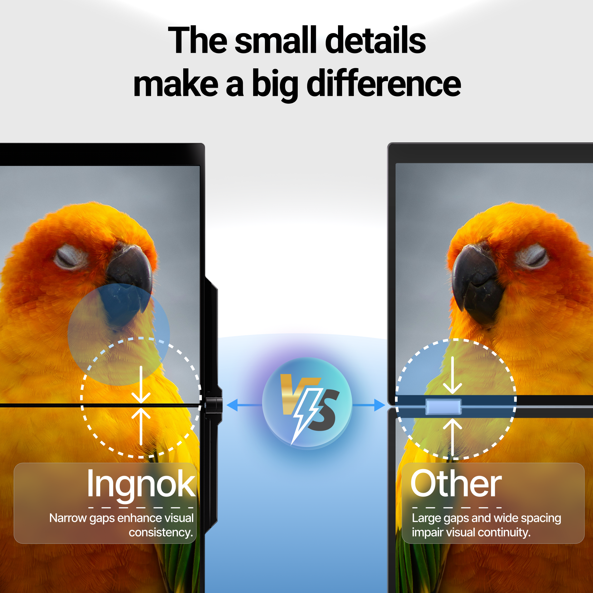 Ingnok Dual Portable Monitor,15.6inch FHD 1080P Screen with USB-C mini HDMI, Foldable Screen Design,Portable Dual Monitor Compatible with Windows/Mac, Easy Setup for Work