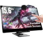 INGNOK 15.6" FHD Touchscreen Portable Monitor with Adjustable Stand