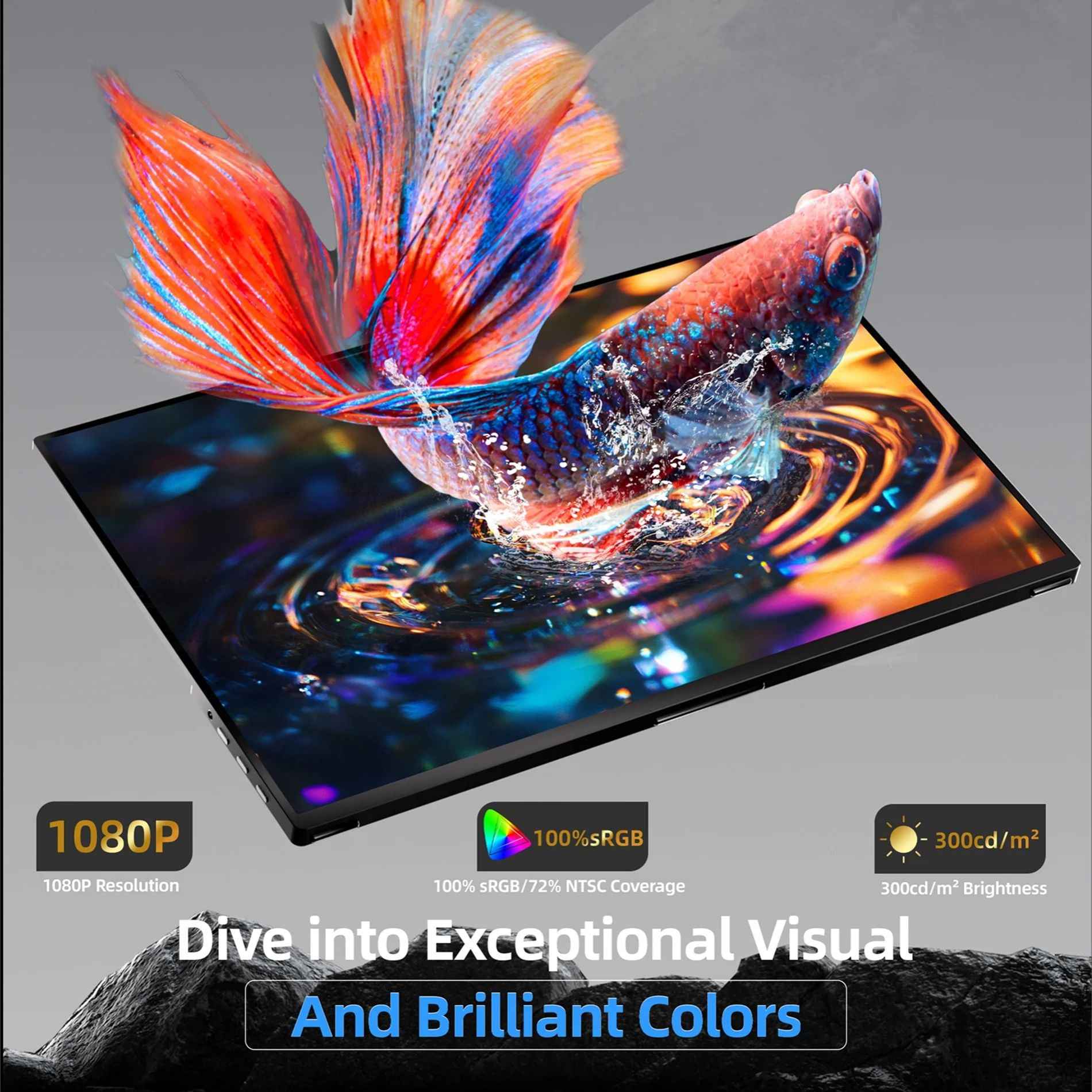 INGNOK YN05B 18.5" FHD Portable Monitor with Smart Cover (Copy)